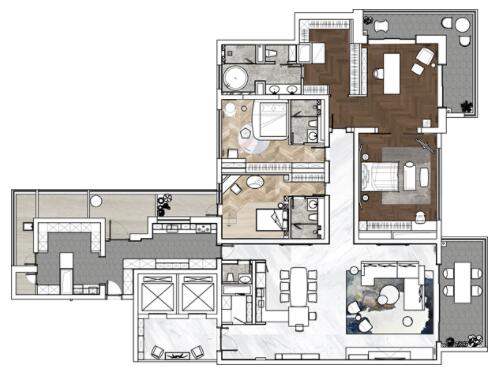 软装设计 | 古典清雅与现代生活集一体,打造舒适新家.jpg