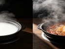 拍火锅冒烟总是一片白？用黑色纸板挡一下