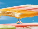 拍冰棍融化的水滴，用“高速快门”凝固